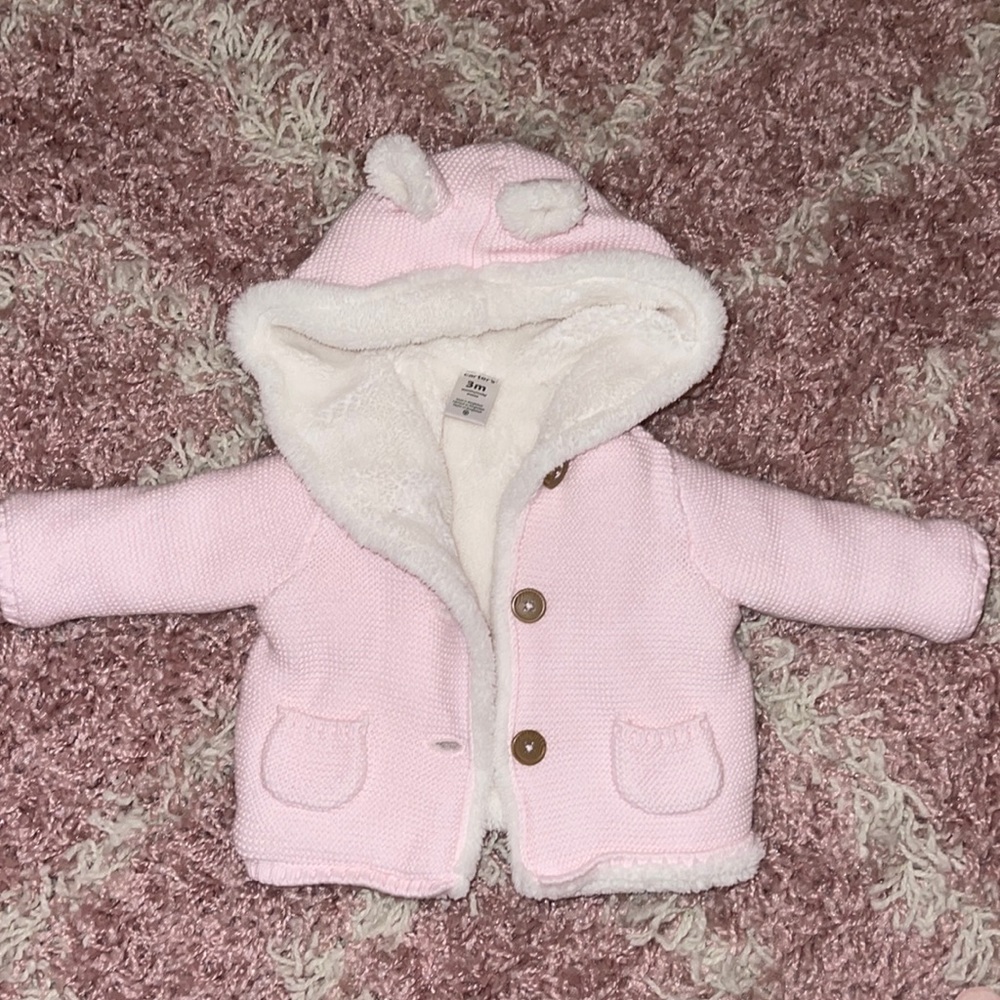 Carters pink jacket fleece